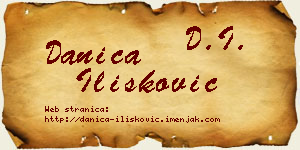 Danica Ilišković vizit kartica
